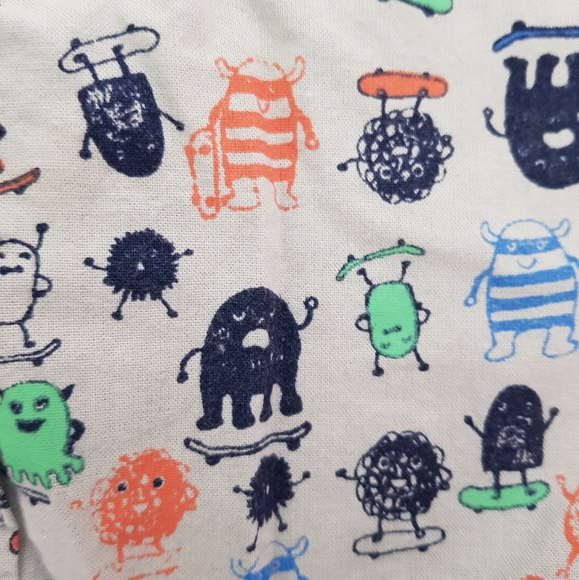 Monster Button Down Toddler Shirt - Picture 3 of 4
